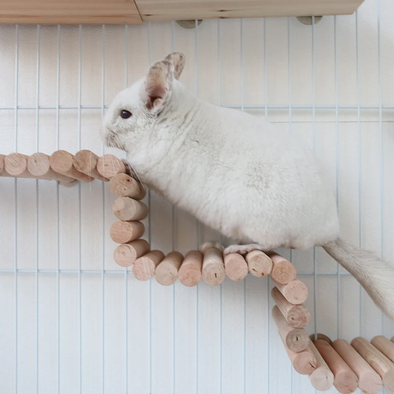 Chinchillas-Plank-Road-Soft-Bridge-Springboard-Chinchilla-Ladder-Small-Pet-Cage-Chinchilla-Ladder-Natural-Fir-Chinchilla